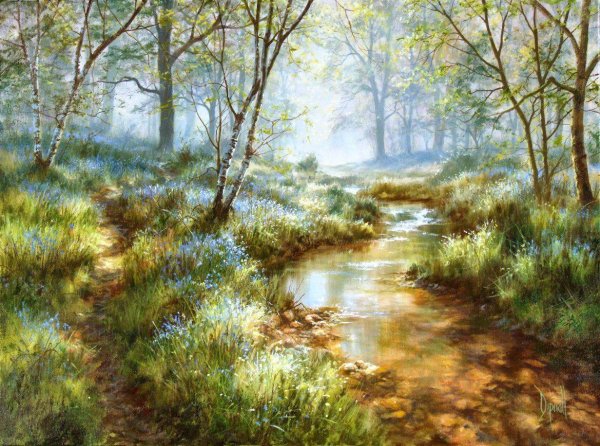 Весна маслом