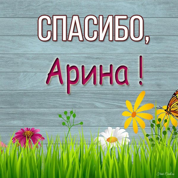 спасибо арина