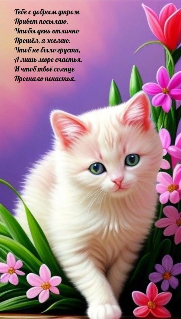 котенок красивый