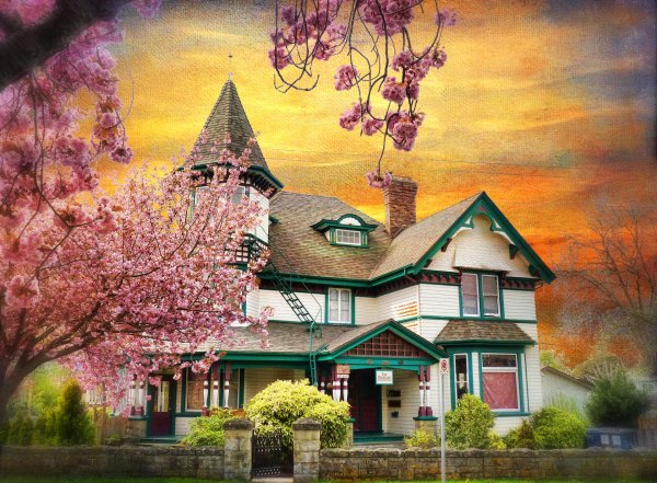 домики красивые