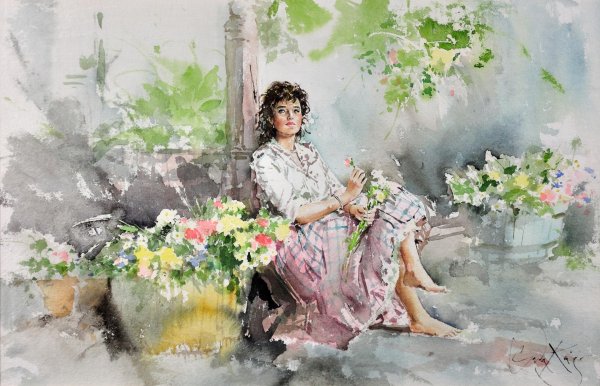 гордон кинг акварелист