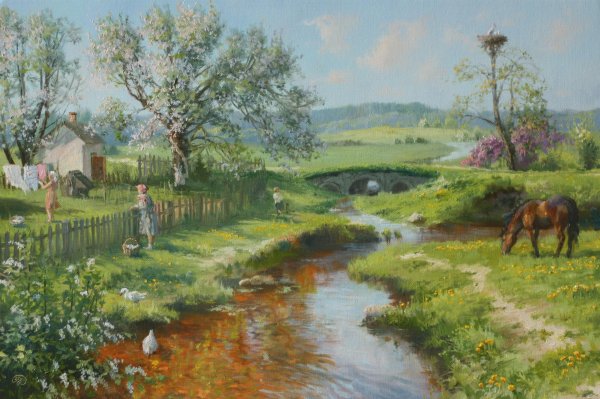 владимир юрьевич жданов деревня у реки