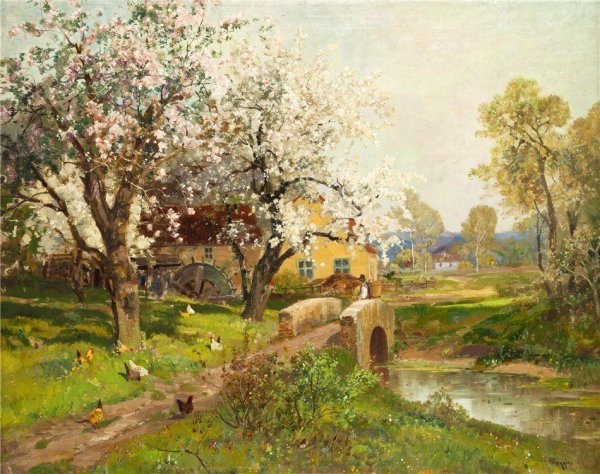 алоис арнеггер весенний пейзаж