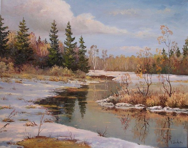 ричард берггольц весенний пейзаж