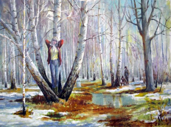 весна в лесу юрия мелькова