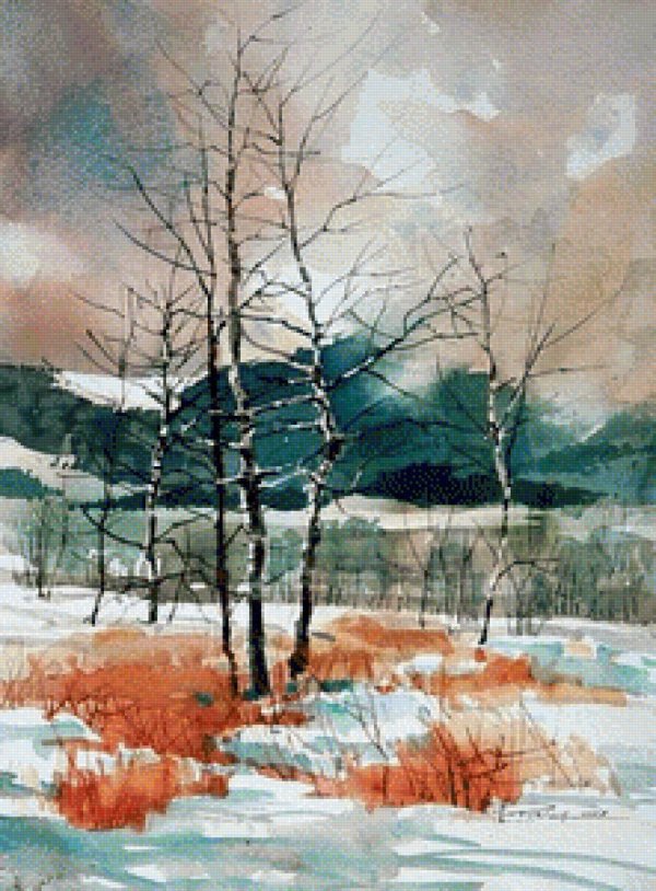 карл перселл акварели