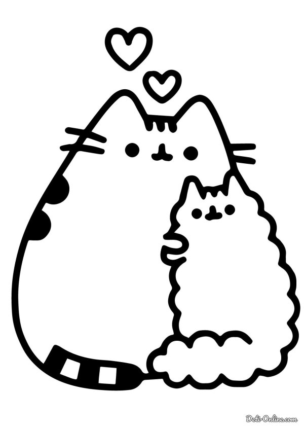 раскраска пушин