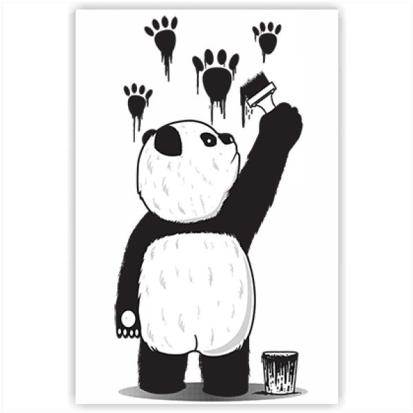 панда иллюстрация