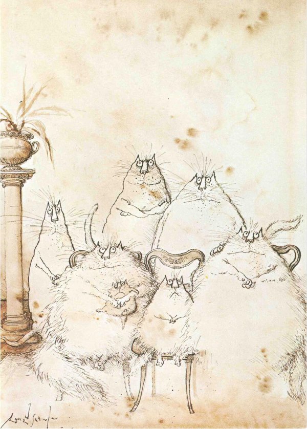 рональд сирл иллюстрации