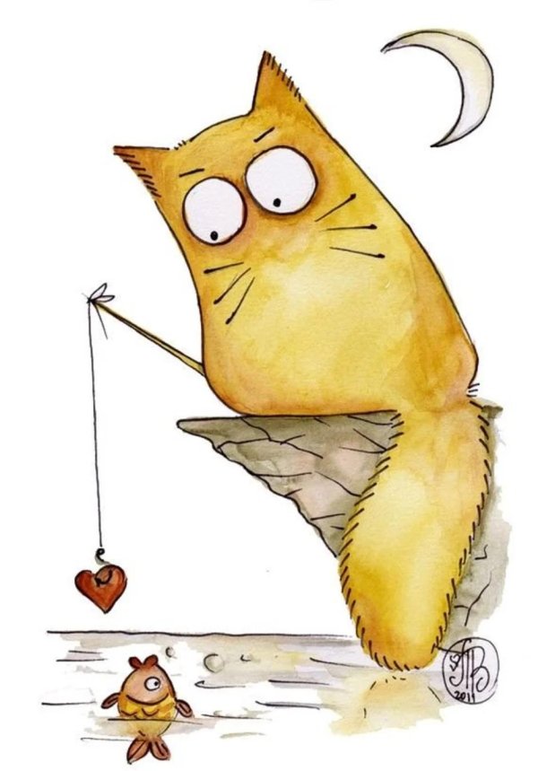 смешные мультяшные котики