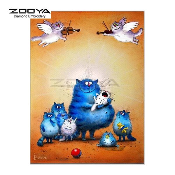 синие кошки ирины зенюк