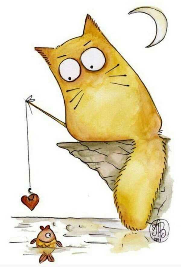 смешные мультяшные котики