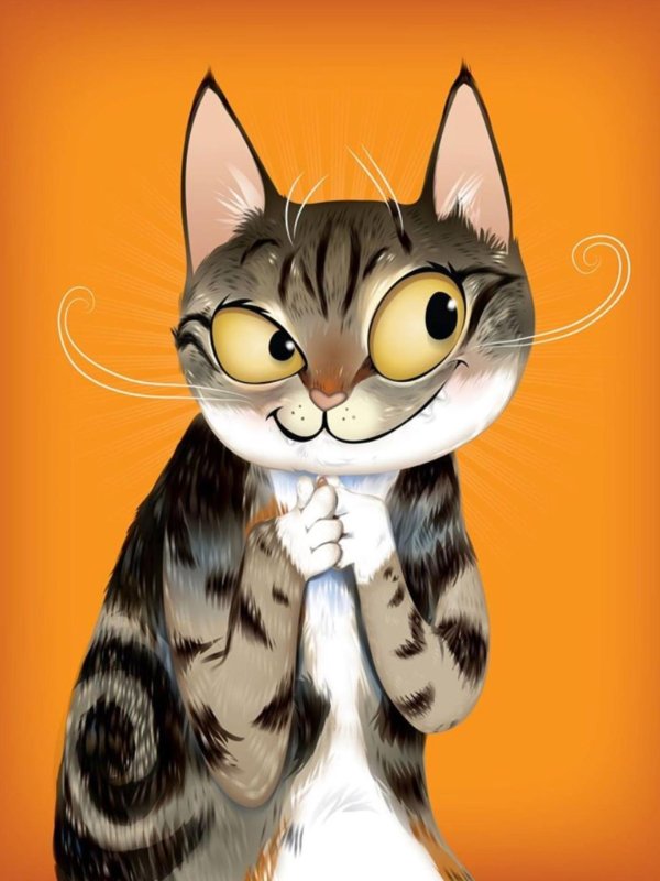 иллюстрация кошка