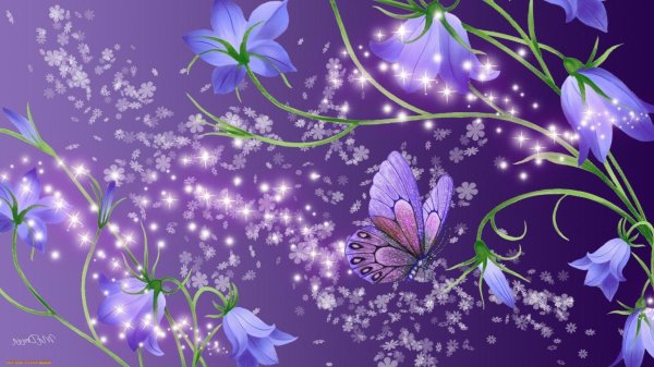 цветок колокольчик