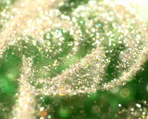зеленые блестки