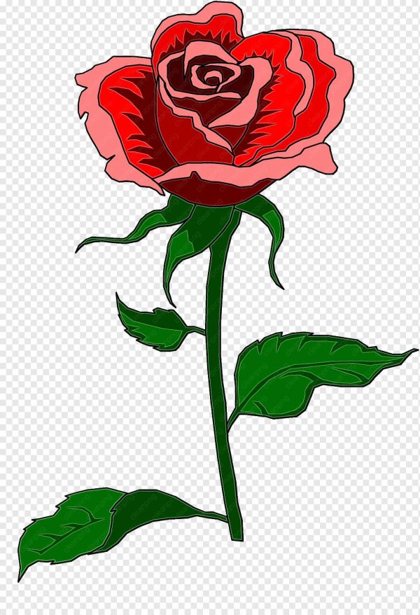 розы мультяшные