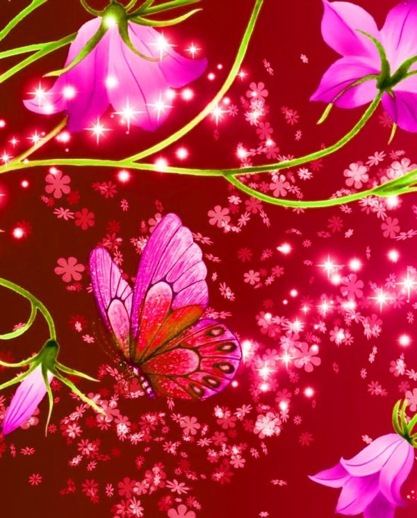 цветочные фоны