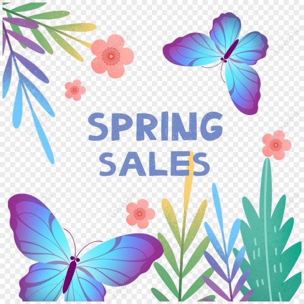 весенняя распродажа