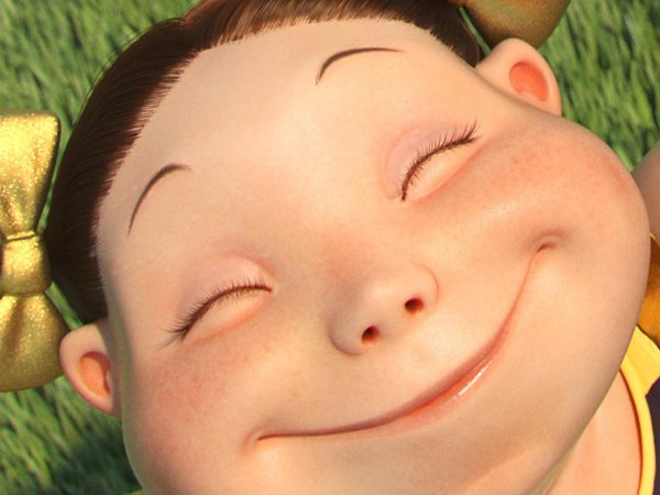 довольное лицо