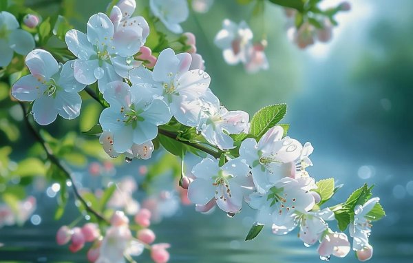 яблоневый цвет