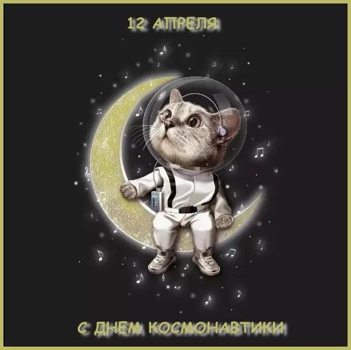 котик космонавт