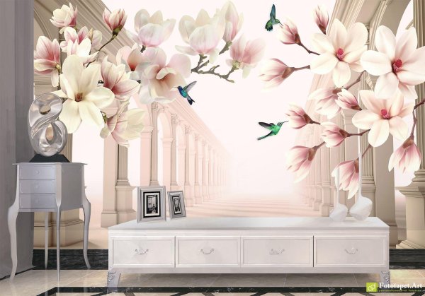 ветка магнолия affresco