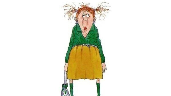 женщина карикатура