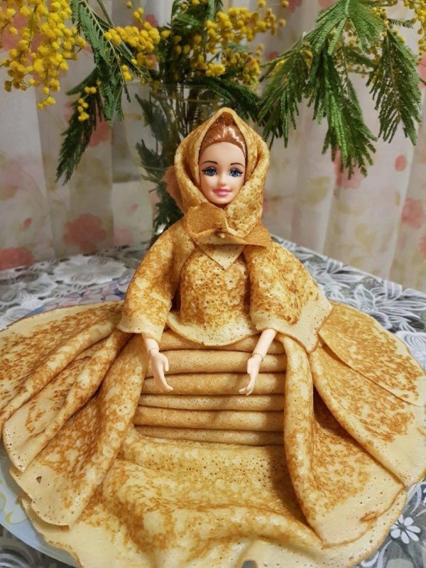 кукла из блинов