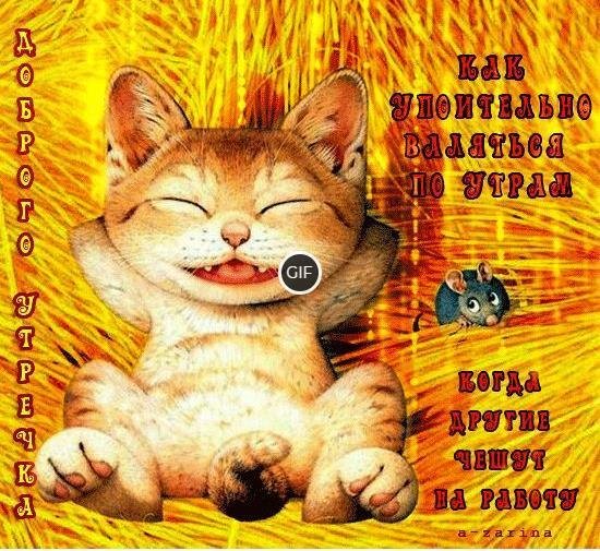анимашки с добрым утром прикольные