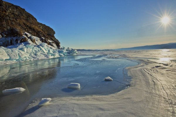 ольхонские ворота байкала зимой