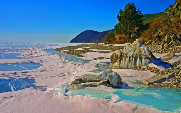 байкальск байкал зимой