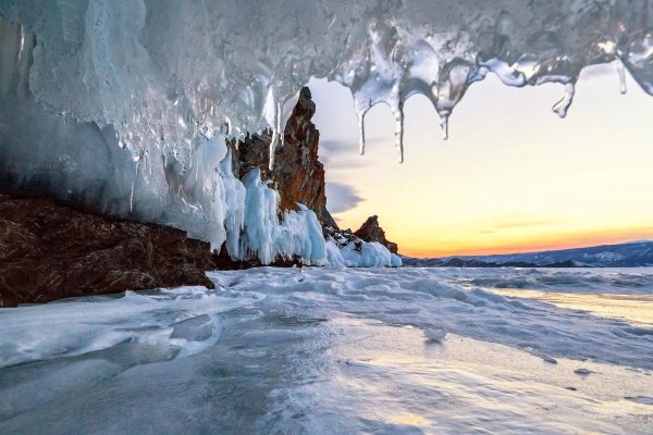 озеро ольхон зима