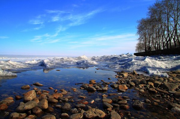 весенний байкал слюдянка