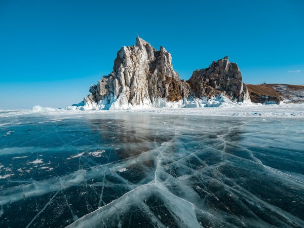 остров ольхон зимой
