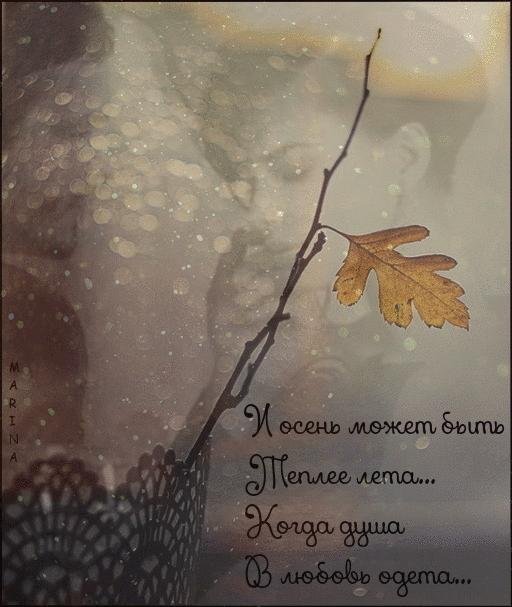 осень грусть