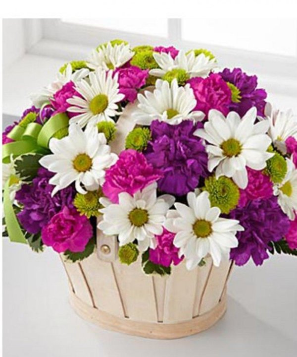 корзина цветов