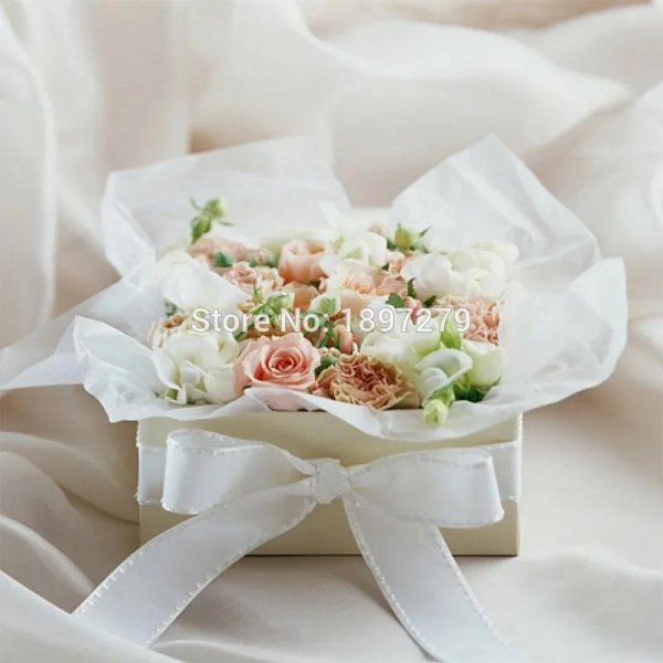 коробочка с цветами