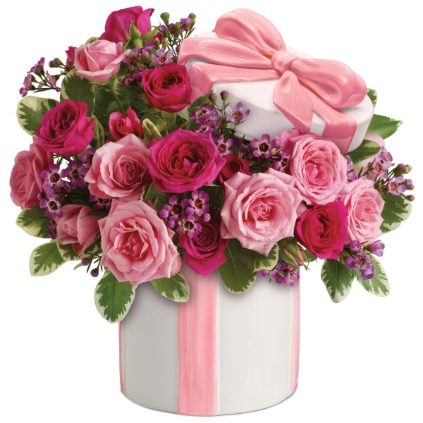 цветы в коробке