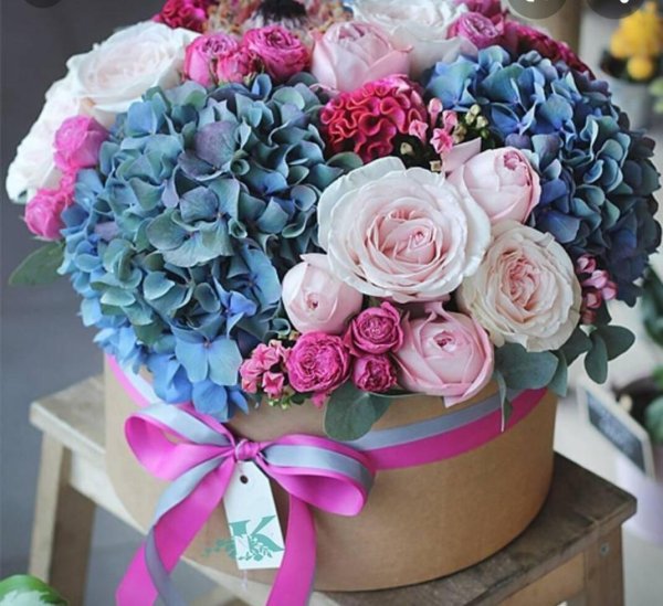 модные букеты