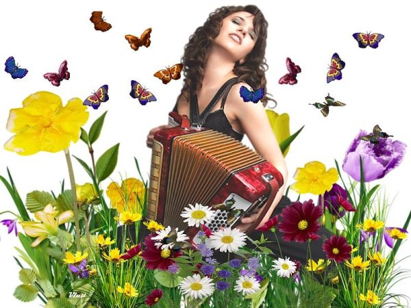 женщина лето