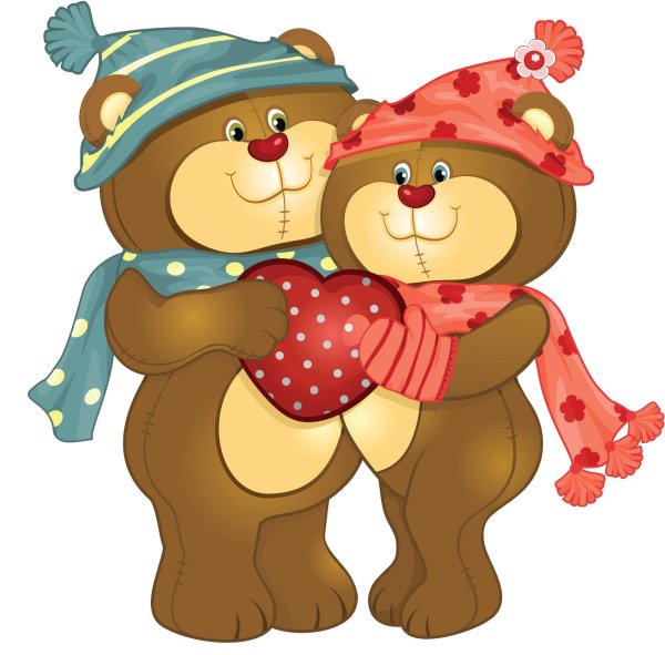 мультяшный медвежонок