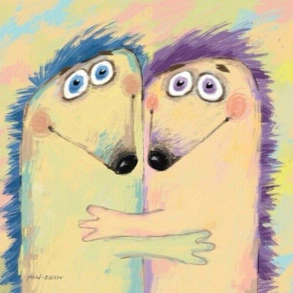 ежик картина