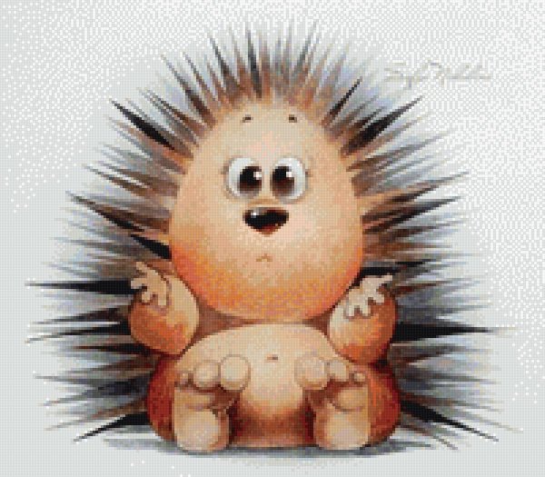 мультяшный ежик