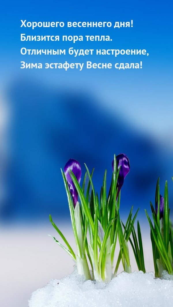 весна на телефон