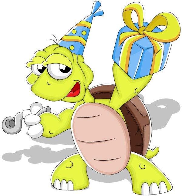 черепашка мультяшная