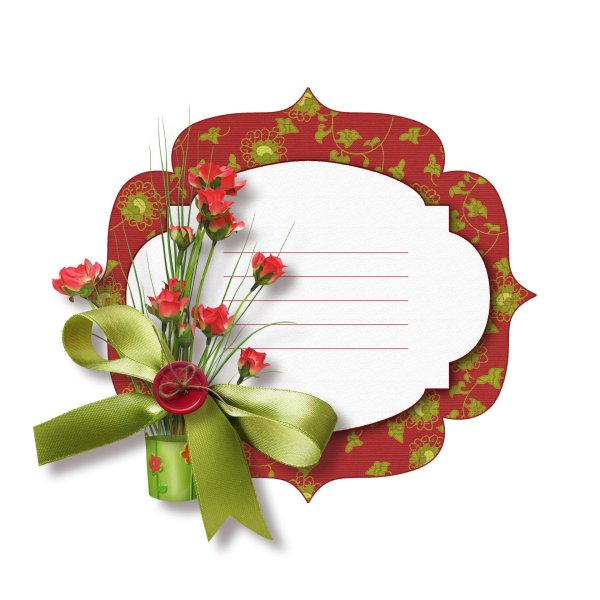 цветочная рамка