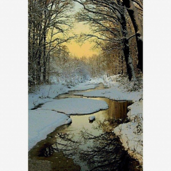 зимняя живопись