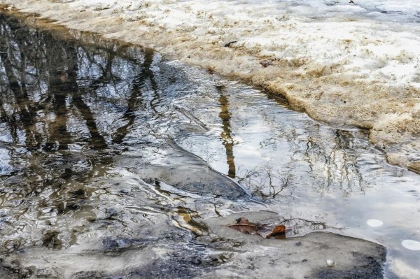 потекли ручьи