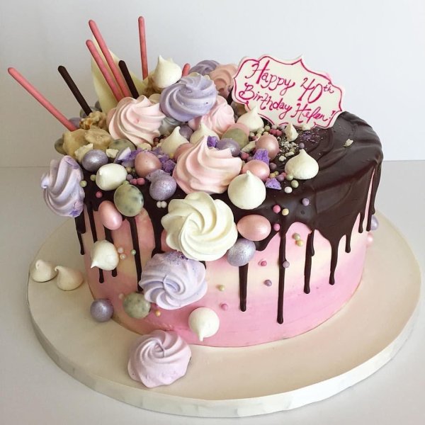 украшение торта для девочки