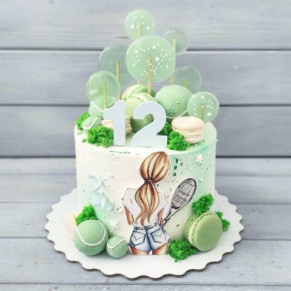 декор торта для девочки